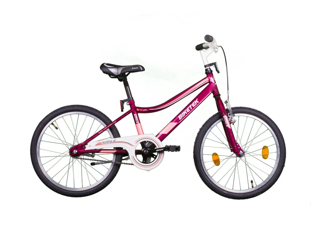 KOLIKEN Biketek Smile 20col gyermekkerékpár - kontrás - bordó