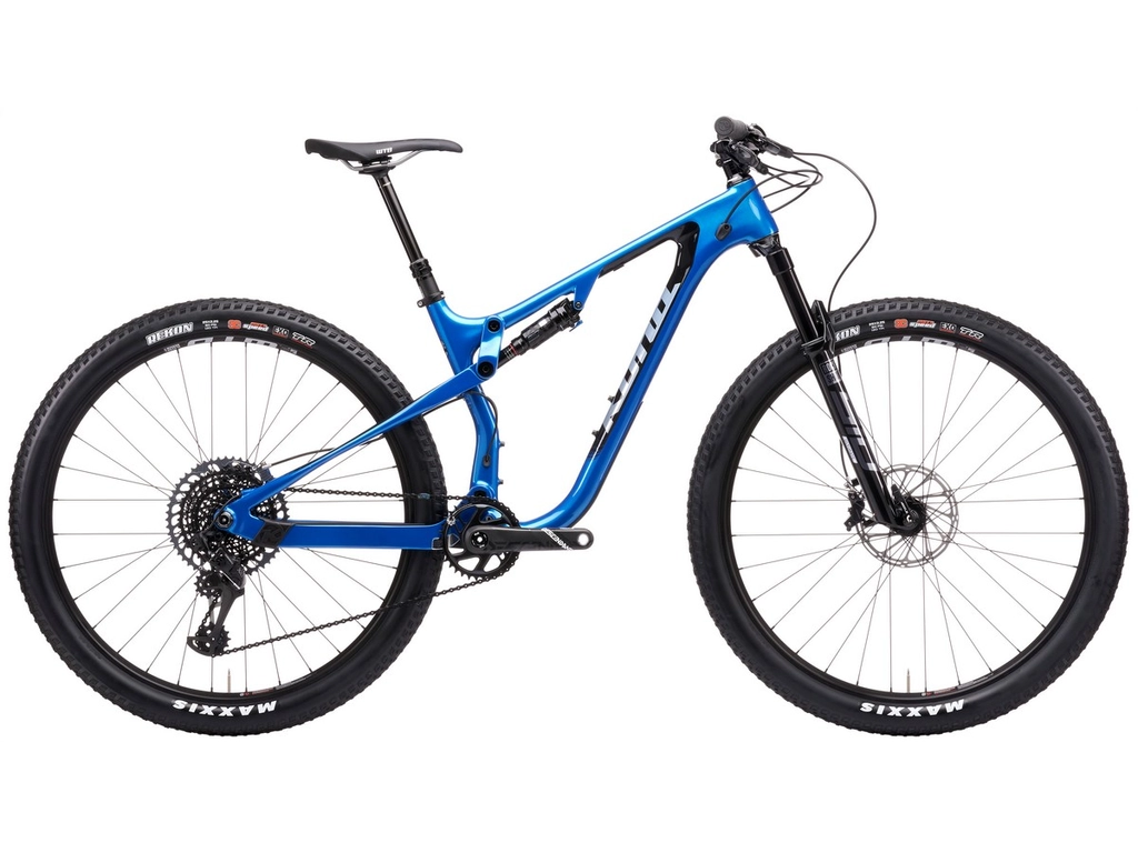 KONA Hei Hei CR/DL 2021 29" MTB XC kerékpár, Gloss Metallic Alpine Blue