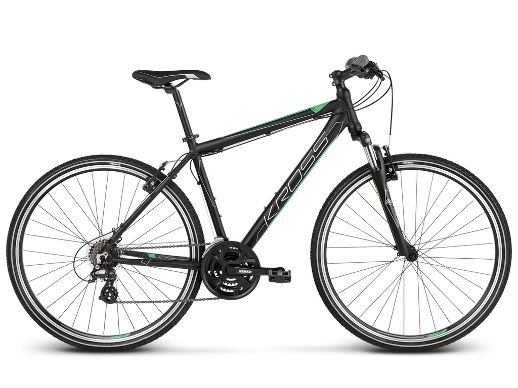KROSS Evado 2.0 M 2020 28" férfi cross kerékpár, black / green