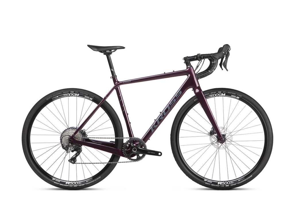 KROSS Esker 7.0 2021 28" gravel kerékpár, purple / silver