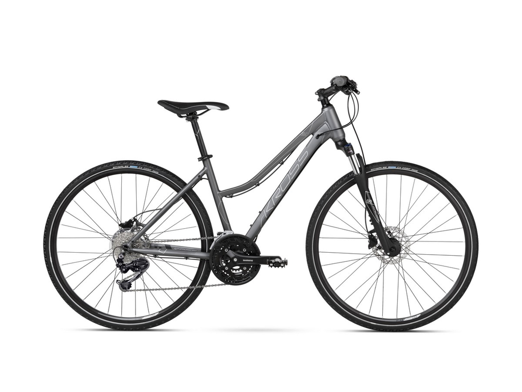 KROSS Evado 6.0 D 2021 28" női cross kerékpár, graphite / black