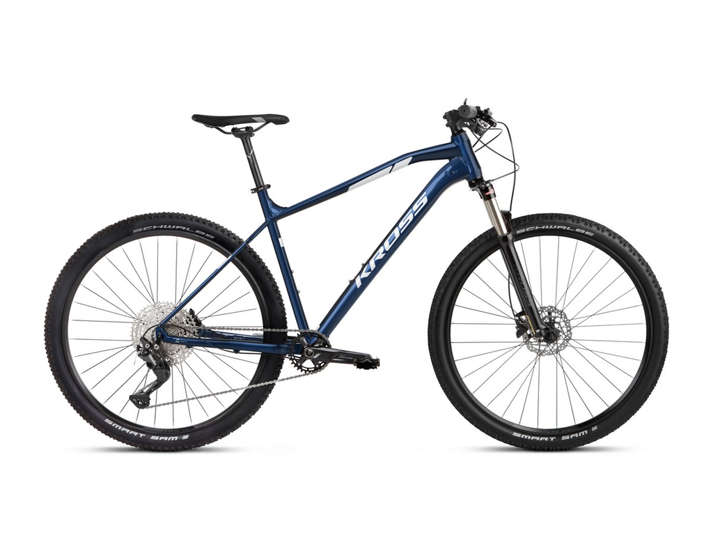 KROSS Level 4.0 2021 29" MTB XC kerékpár, navy blue / white
