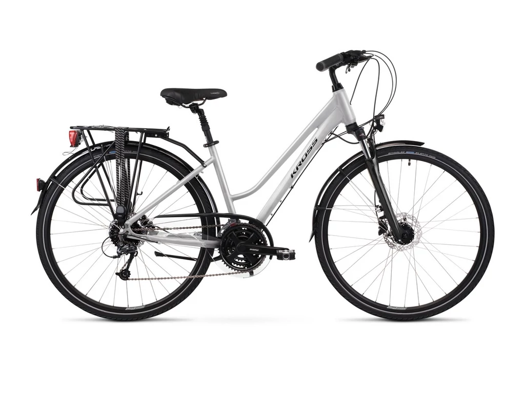 KROSS Trans 5.0 D 28col női trekking kerékpár - pearl / black gloss