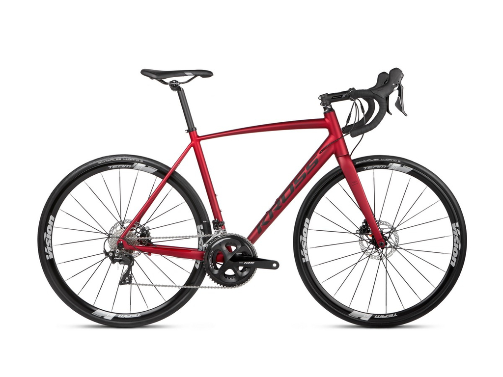 KROSS Vento DSC 5.0 2021 28" országúti kerékpár, ruby / black