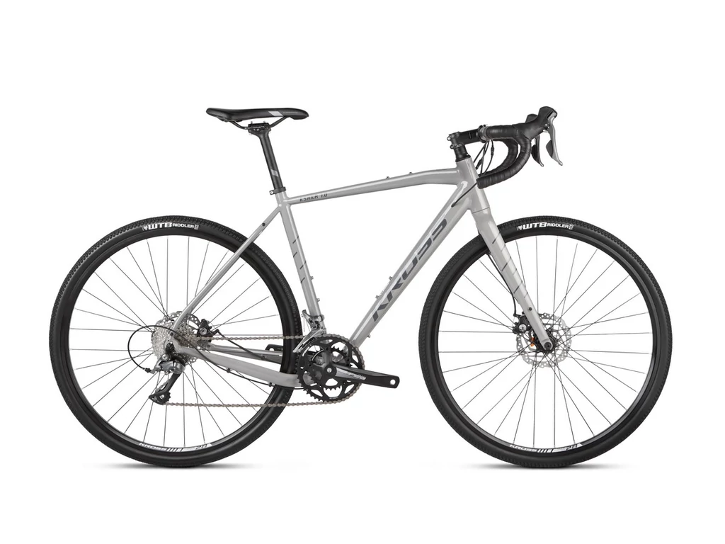 KROSS Esker 1.0 2022 28col gravel kerékpár - grey / graphite gloss