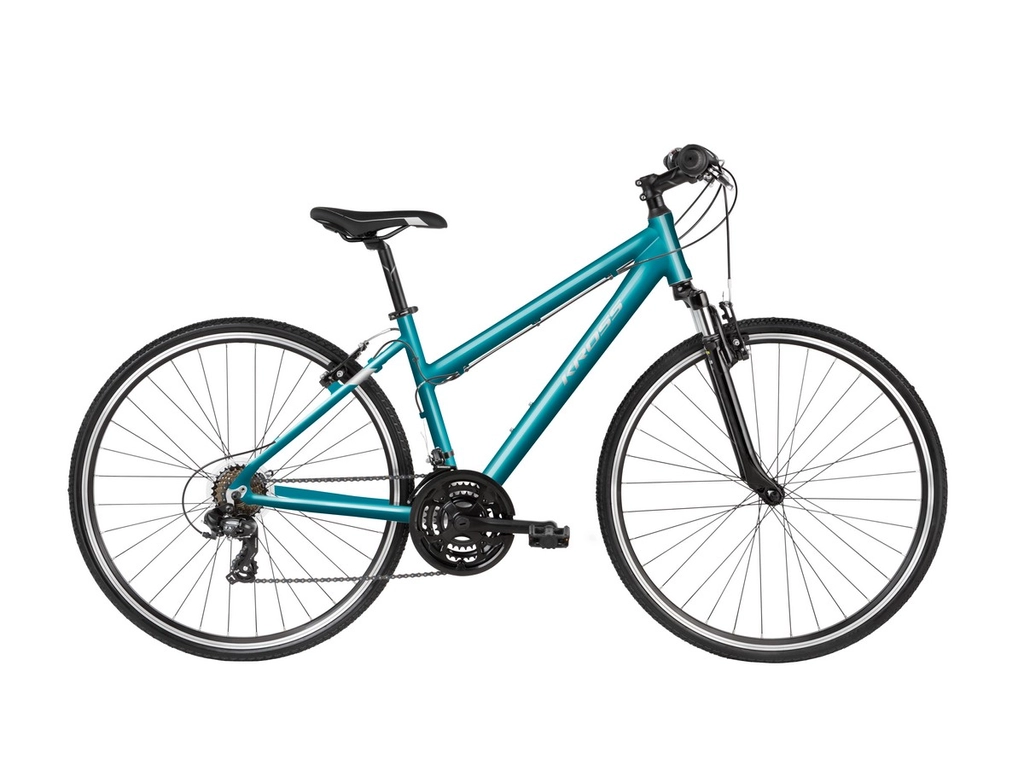 KROSS Evado 3.0 D 28col 2022 női cross kerékpár - turquoise / silver gloss