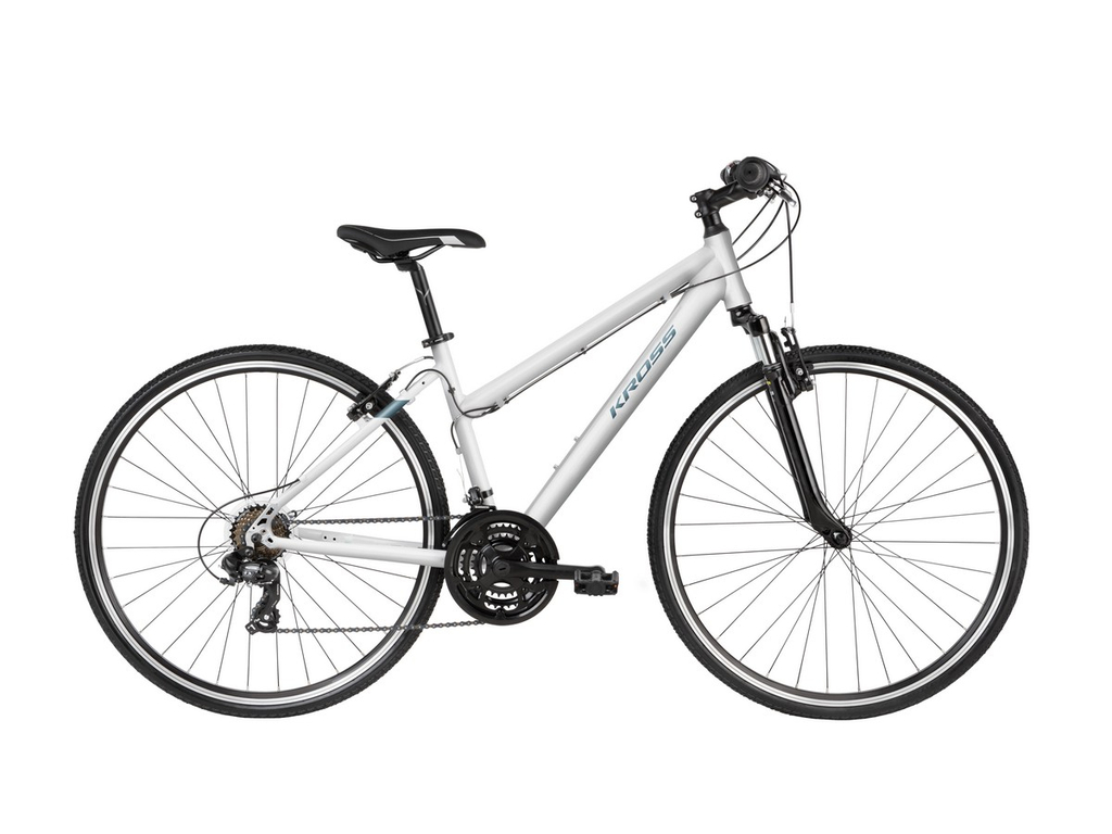 KROSS Evado 3.0 D 28col 2022 női cross kerékpár - white / silver gloss