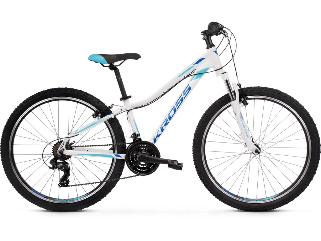 KROSS Lea 1.0 2022 26col női MTB kerékpár - white / blue gloss