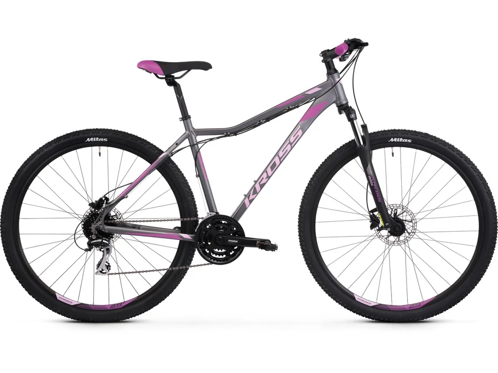 KROSS Lea 5.0 női MTB kerékpár - graphite/pink/violet matt