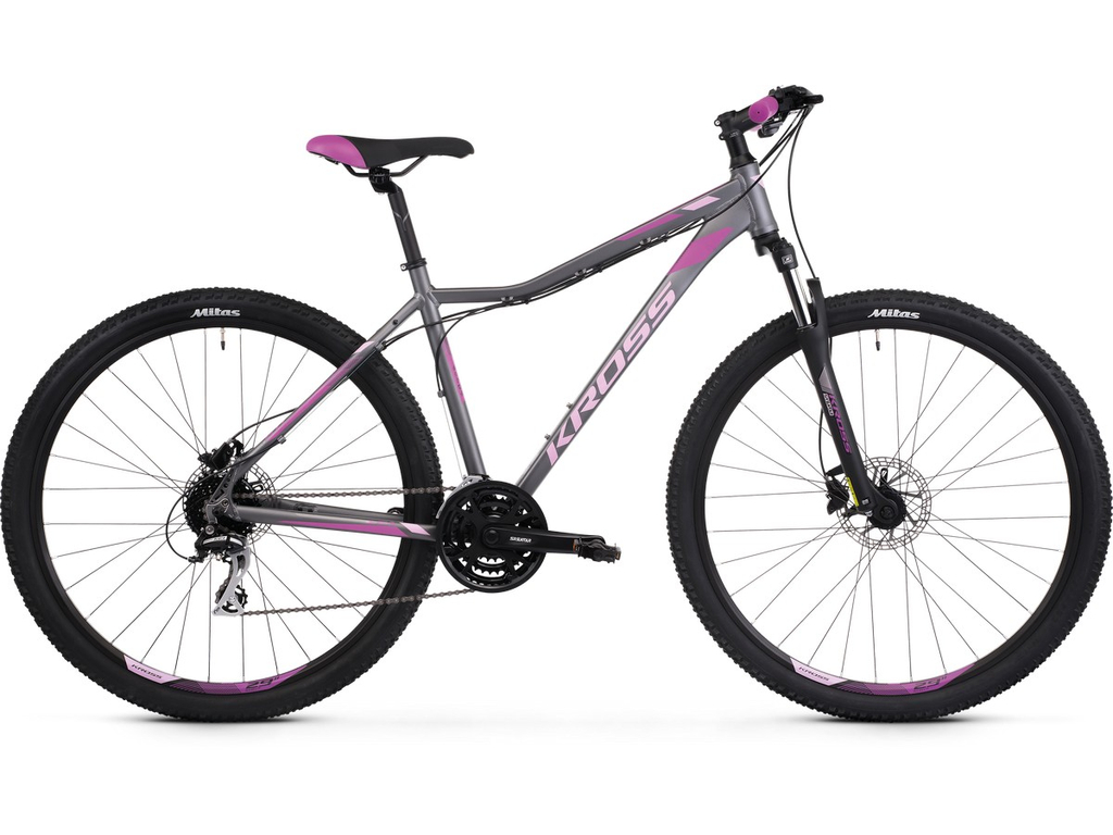 KROSS Lea 5.0 2022 női MTB kerékpár - graphite / pink / violet matt
