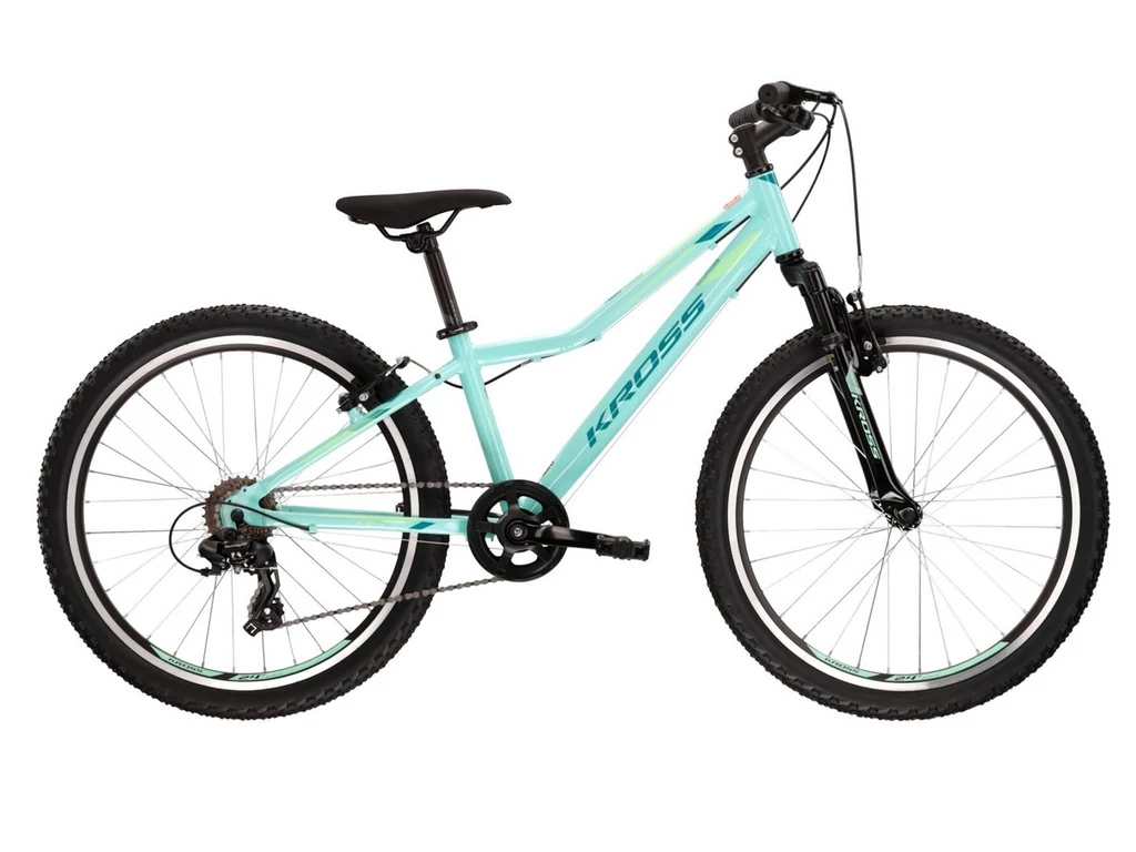 KROSS Lea JR 1.0 24col MTB lány gyermekkerékpár - aquamarine / green / mint gloss