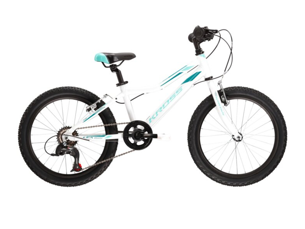 KROSS Lea Mini 1.0 SR 20col lány MTB gyermekkerékpár - white / turquoise gloss