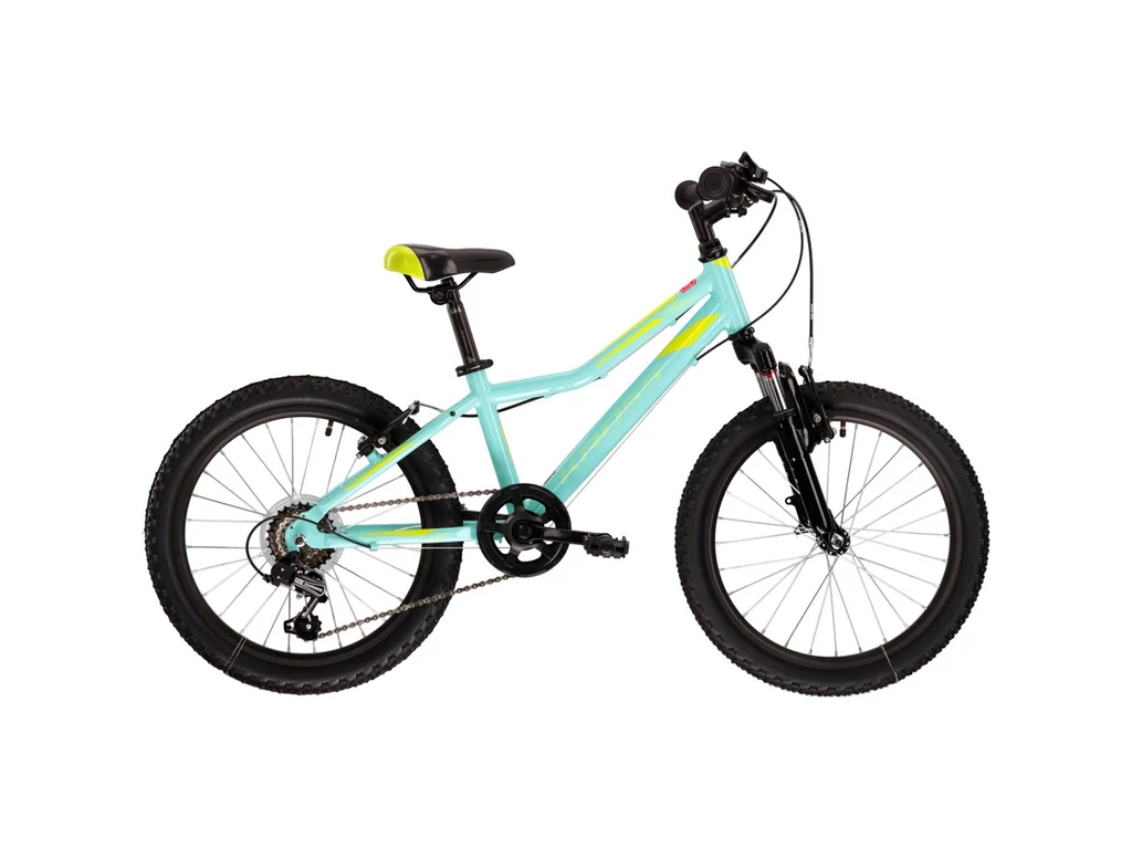 KROSS Lea Mini 2.0 20col lány MTB gyermekkerékpár - aquamarine / lime gloss