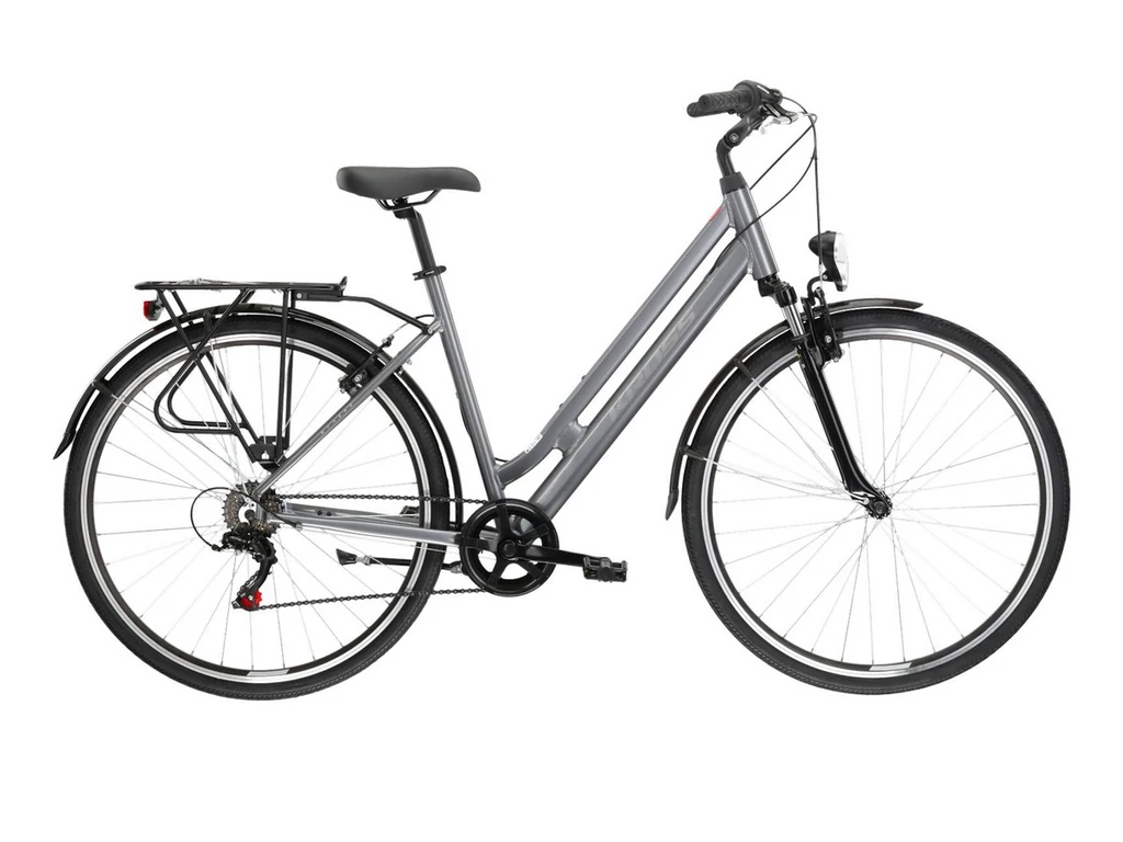 KROSS Sentio 1.0 28col városi kerékpár - graphite/silver gloss