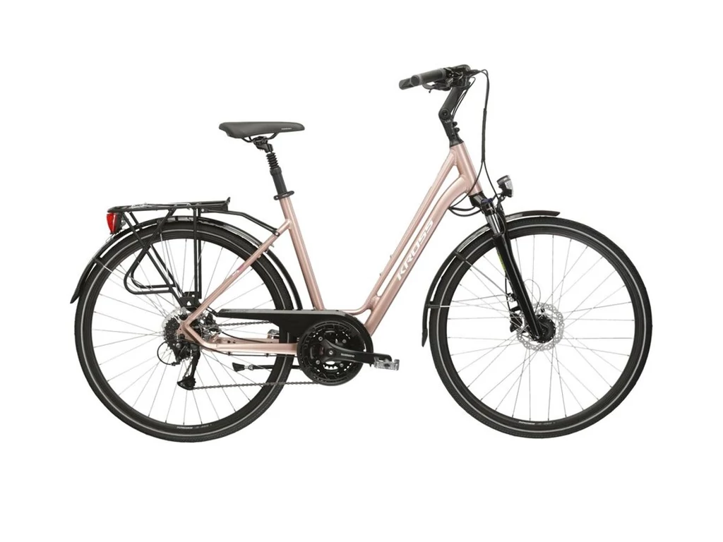 KROSS Sentio 4.0 28col városi kerékpár - rose gold/white gloss