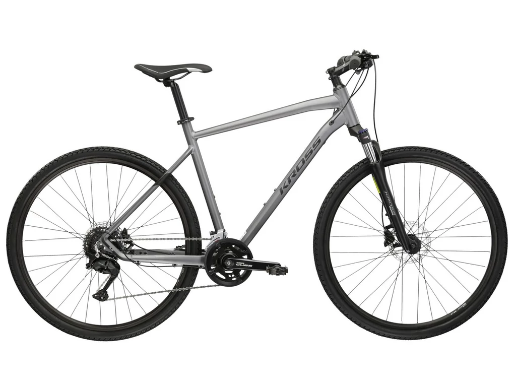 KROSS Evado 5.0 M 28col férfi cross-trekking kerékpár - graphite / black / mat