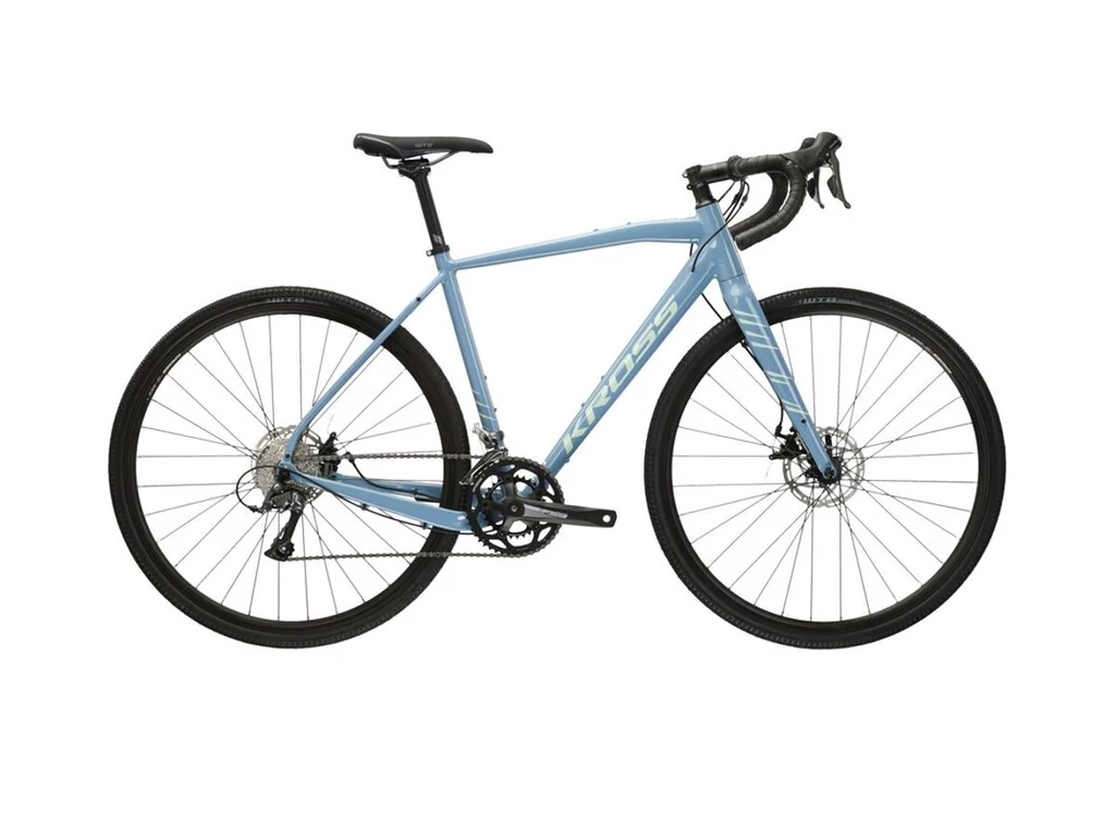 KROSS Esker 1.0 28col gravel kerékpár - blue/green gloss