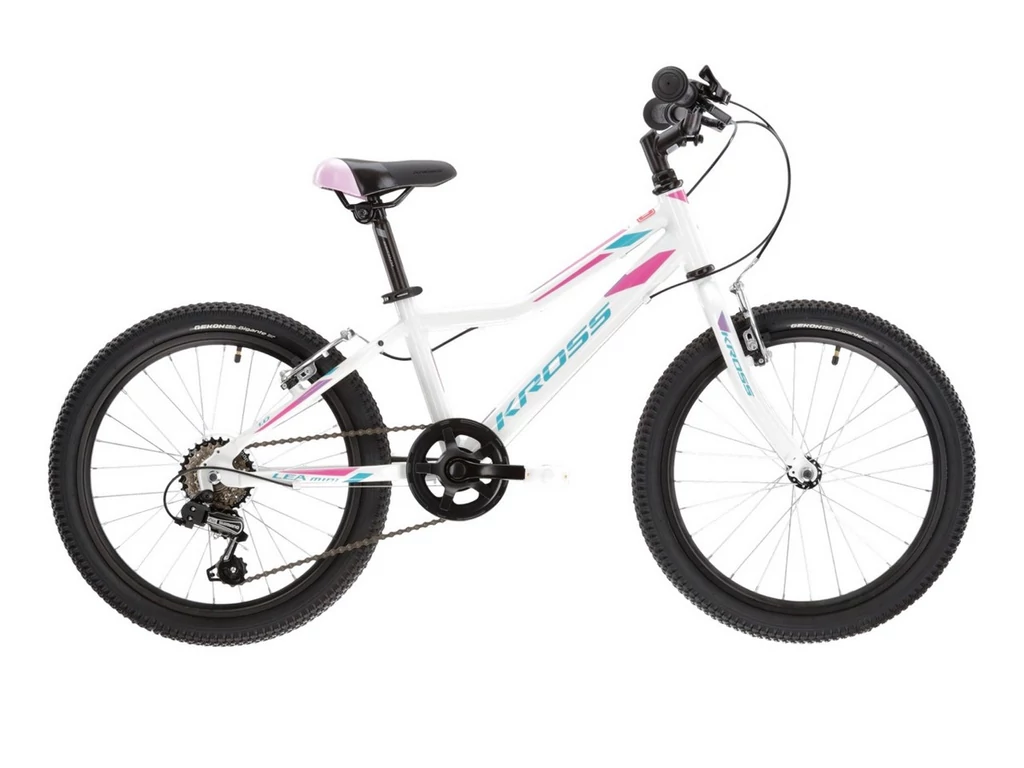 KROSS Lea Mini 1.0 20col lány MTB kerékpár - white/blue/pink gloss