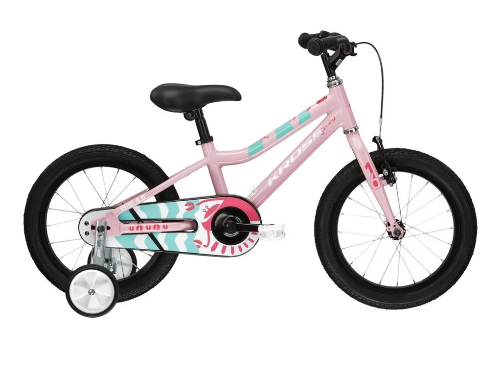 KROSS Mini 4.0 16col lány gyermekkerékpár - pink/celadon/pink gloss