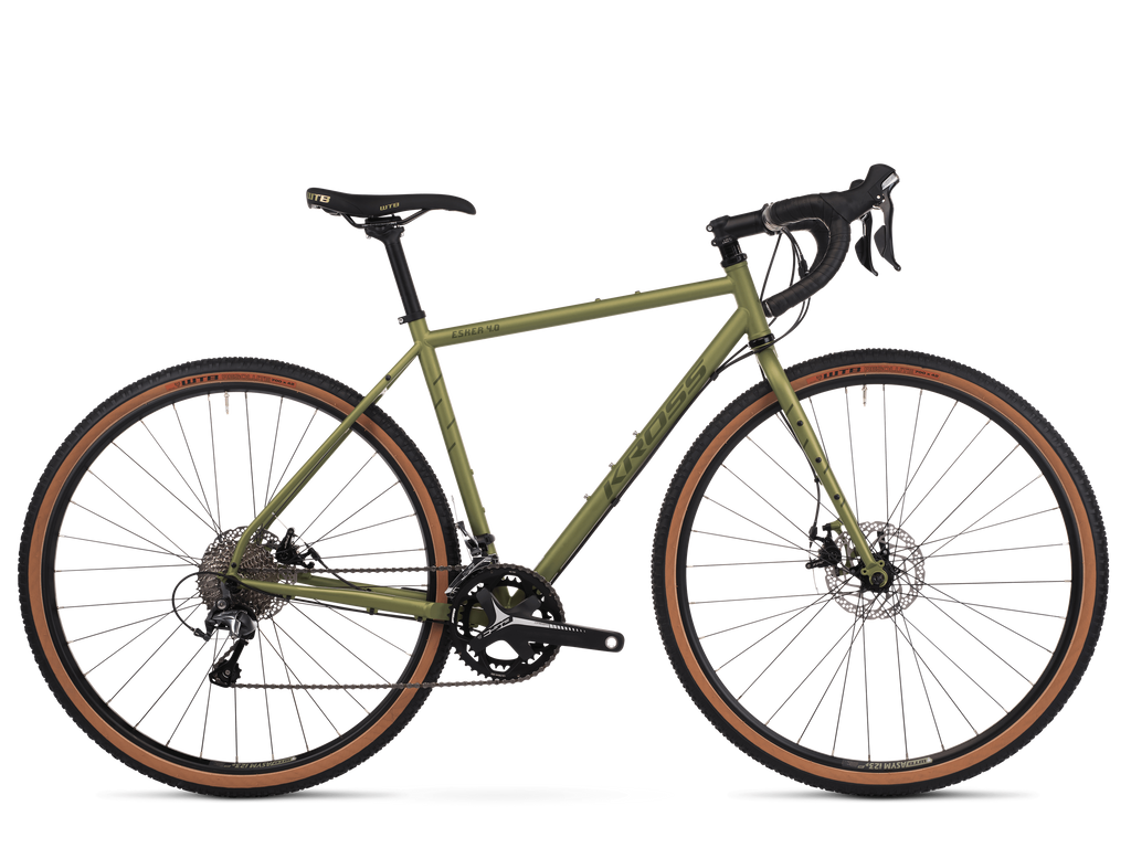 KROSS ESKER 4.0 gravel kerékpár, khaki