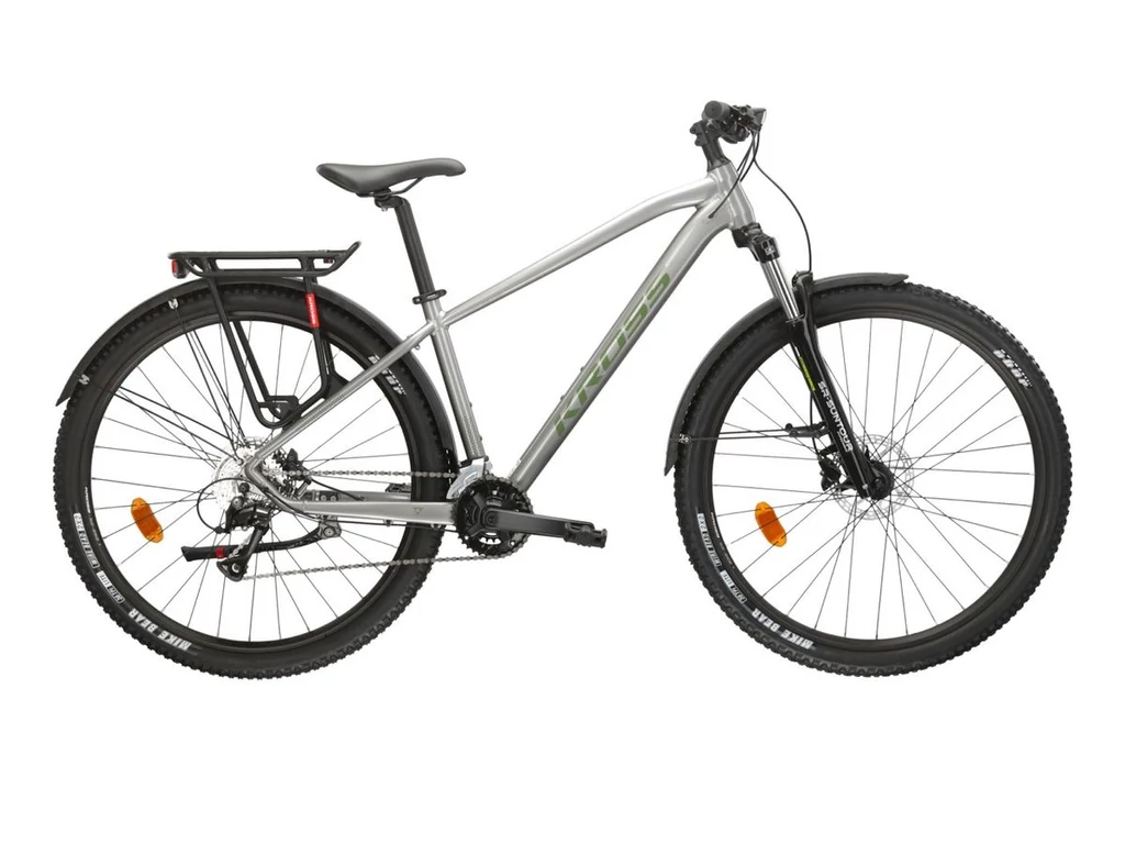 KROSS Hexagon 4.0 EQ 29col MTB kerékpár - gray/green gloss