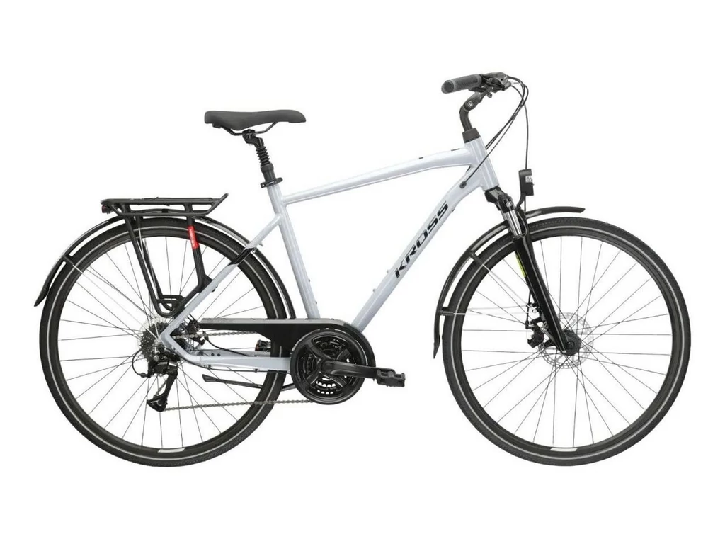 KROSS Trans 3.0 M 28col férfi túra/trekking kerékpár - grey / black gloss
