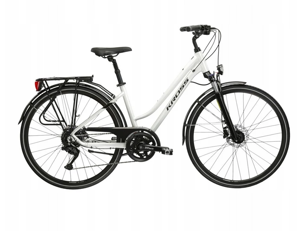 KROSS Trans 5.0 D 28col női trekking kerékpár - pearl/black gloss