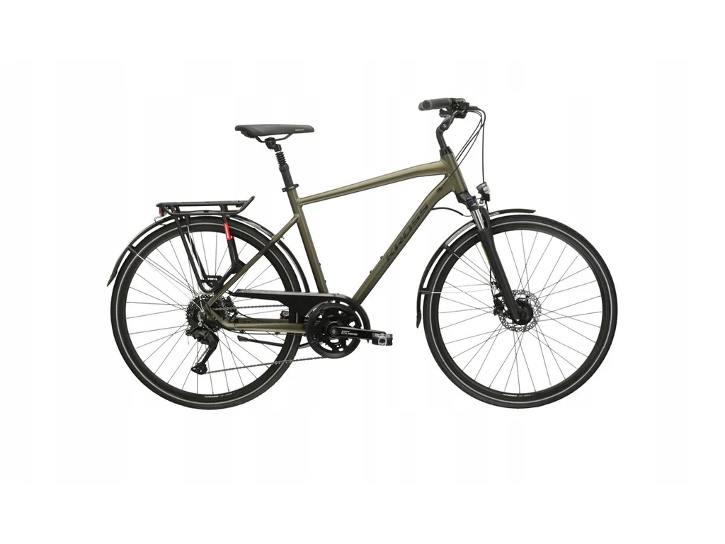 KROSS Trans 5.0 M 28col férfi trekking kerékpár - khaki/black gloss