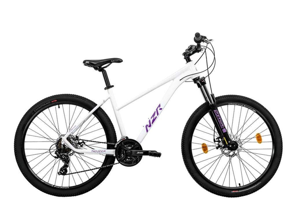 NEUZER Duster Hobby Disc 2024 27.5col női MTB hardtail kerékpár - fehér-lila