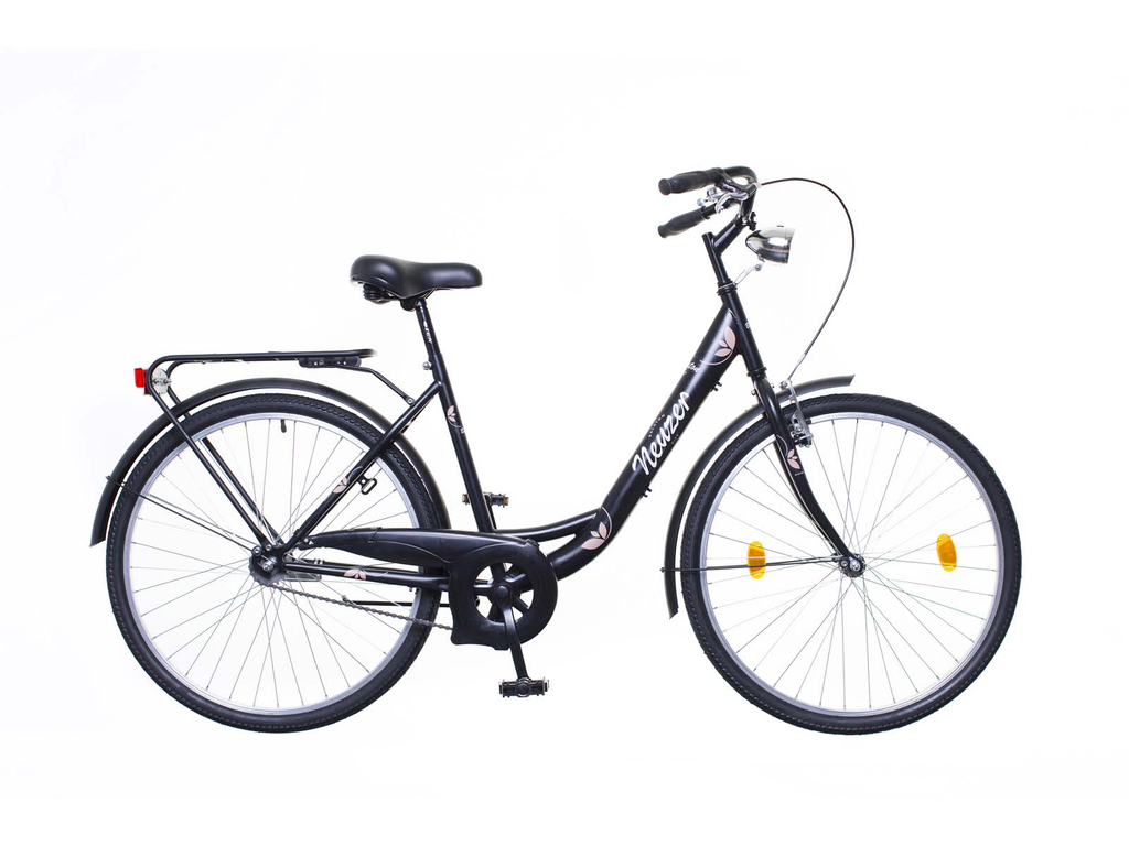 NEUZER Balaton Eco 26 1S városi kerékpár, fekete