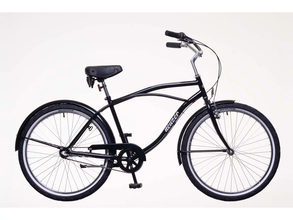 NEUZER California Eco férfi városi / cruiser kerékpár, fekete