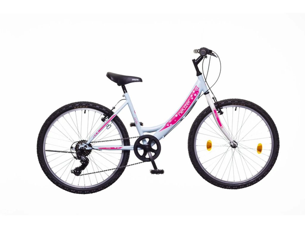 NEUZER CINDY 24 6S gyerek MTB kerékpár, babyblue / fehér-pink