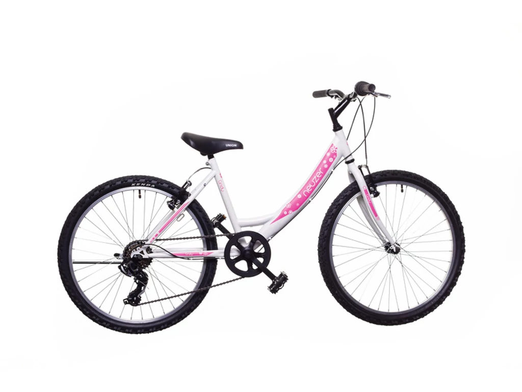 NEUZER CINDY 24 6S gyerek MTB kerékpár, fehér / fehér-pink