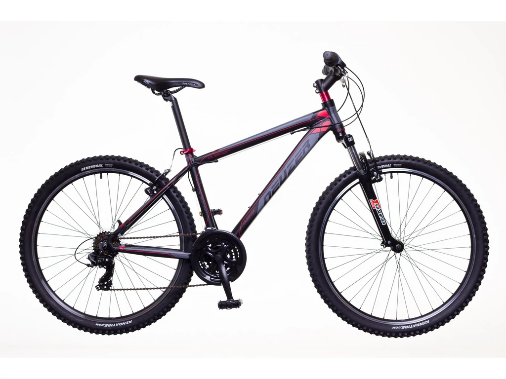 NEUZER Duster Hobby férfi MTB hardtail kerékpár, fekete / pink-szürke