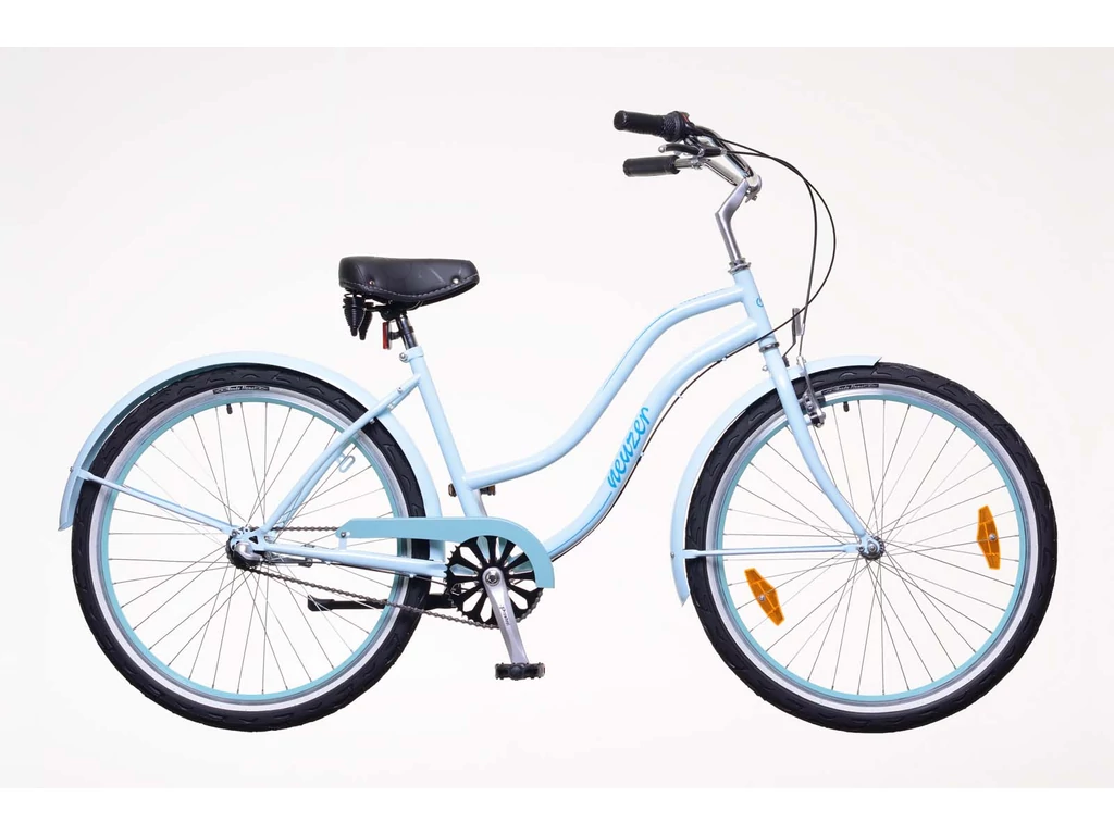 NEUZER Miami 26col női városi / cruiser kerékpár - 3 seb. agyváltós - babyblue türkiz