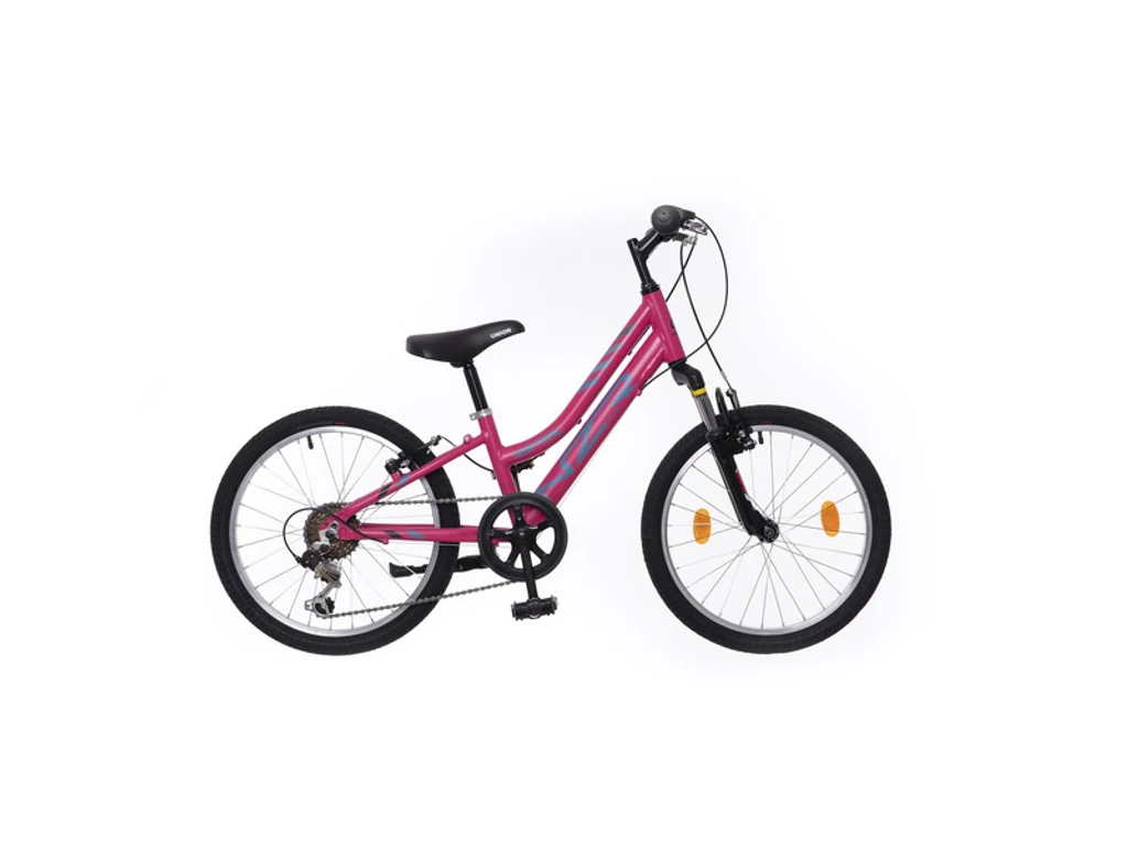 NEUZER Mistral 20col MTB lány gyerekkerékpár - 6 sebességes alu - pink / kék-fekete