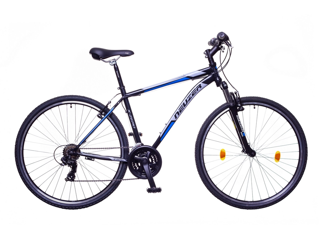 NEUZER X-Zero férfi cross kerékpár, fekete / kék-szürke