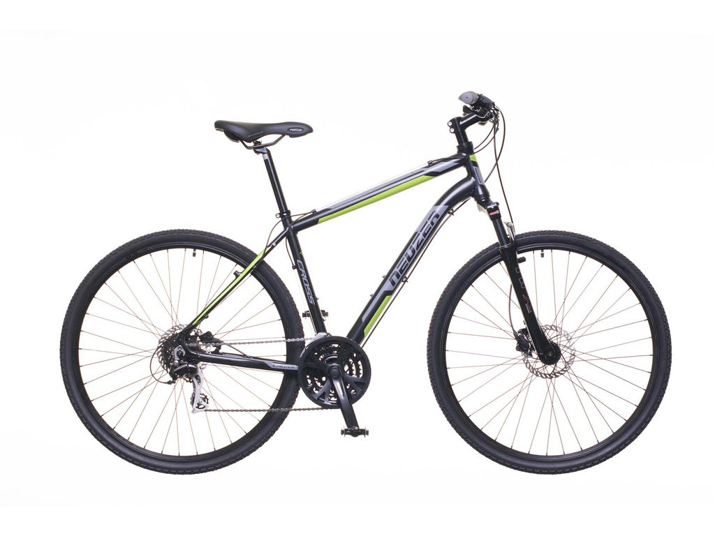 NEUZER X300 férfi cross kerékpár, fekete / zöld-szürke