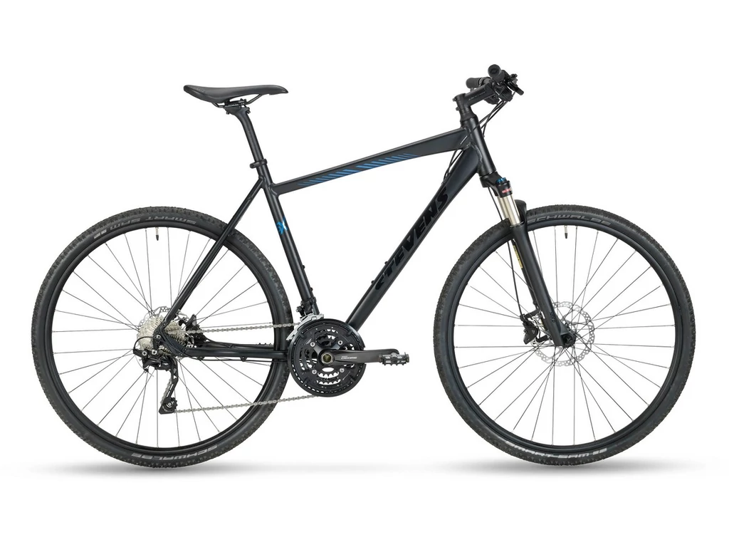 STEVENS 6X Gent 2022 28col férfi cross / cross trekking kerékpár - Stealth Black