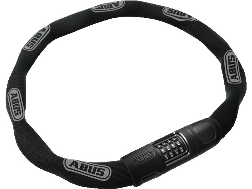 ABUS 8808C/110 láncos kerékpárzár (lánczár/lakat) számzárral - 110cm - fekete