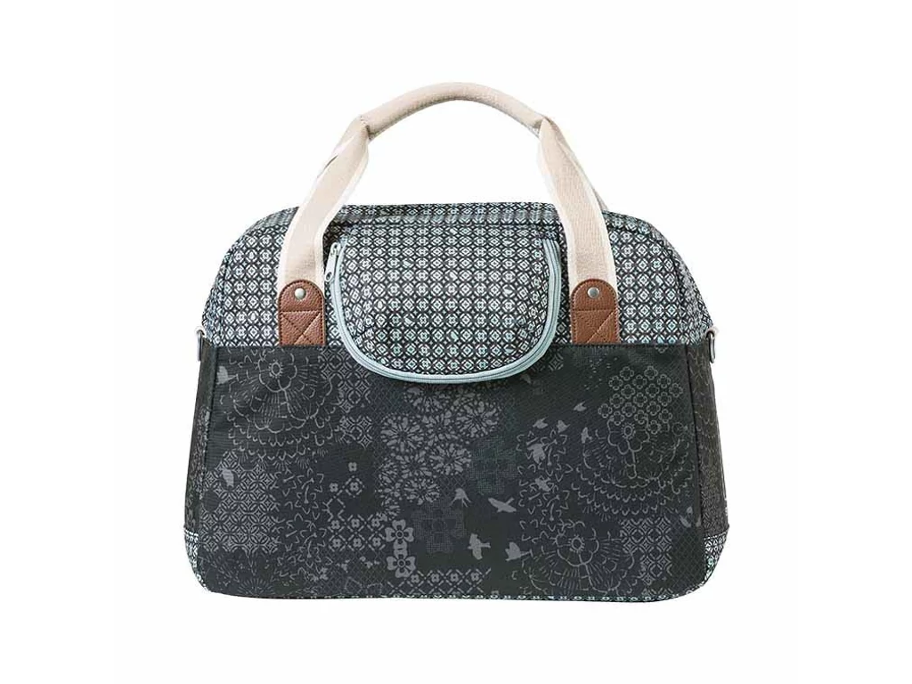 BASIL Boheme Carry All egyoldalas táska csomagtartóra - vízlepergető - Hook On - 18 liter - charcoal fekete