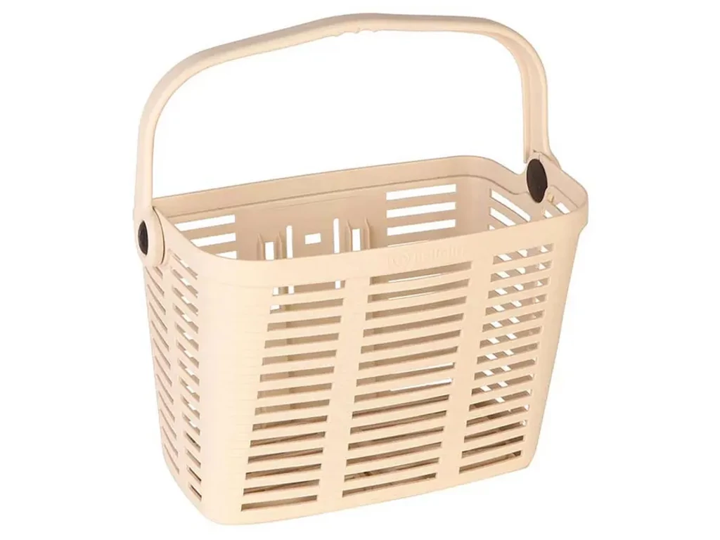 BELLELLI Plaza első kosár kormányra - műanyag - bézs