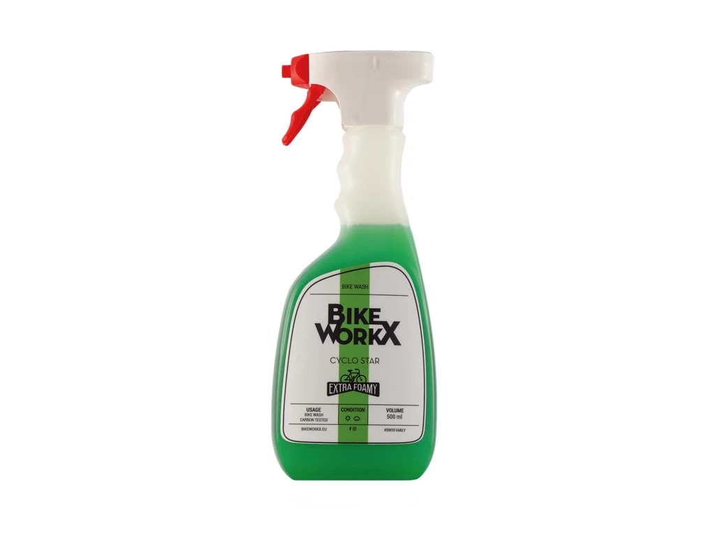 Bikeworkx Greener Cleaner Cyclo Star kerékpártisztító hab, 500 ml