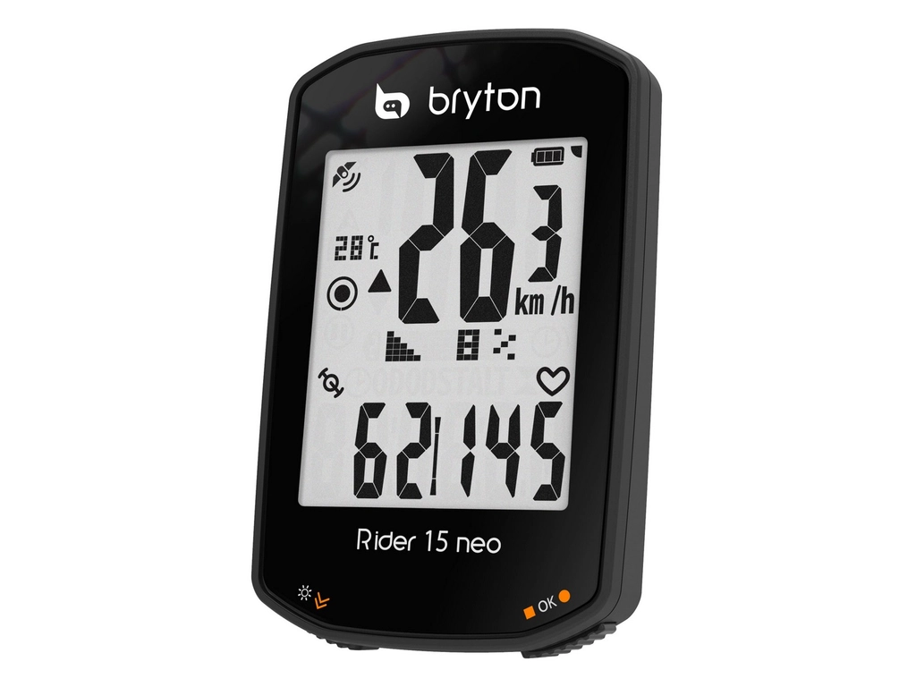 BRYTON Rider 15 Neo C GPS kerékpár komputer pedálfordulat szenzorral
