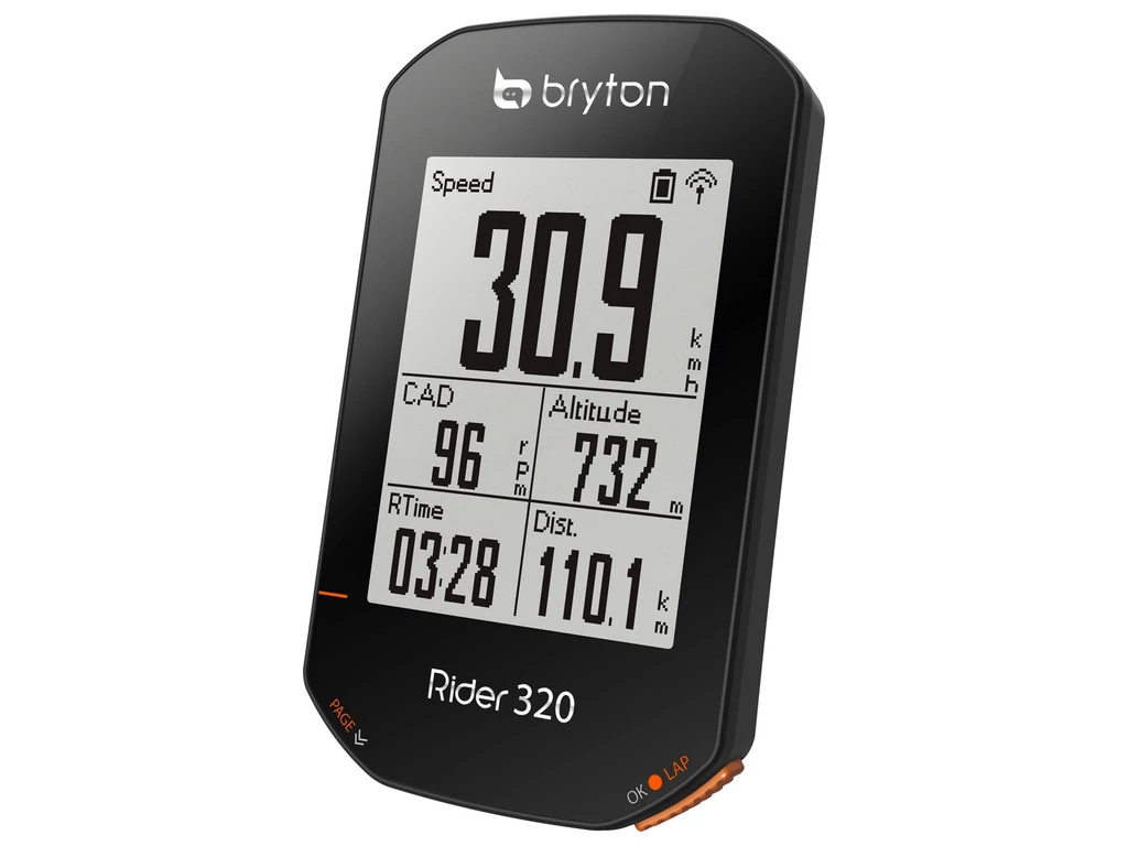 BRYTON Rider 320T GPS kerékpár komputer szett (HRM + CAD)