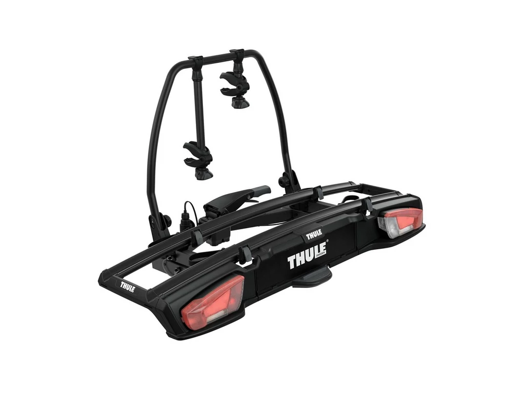 THULE VeloSpace XT 2 938 kerékpárszállító vonóhorogra 2 vagy 3 kerékpárhoz (e-bike/fatbike) / dönthető / fekete