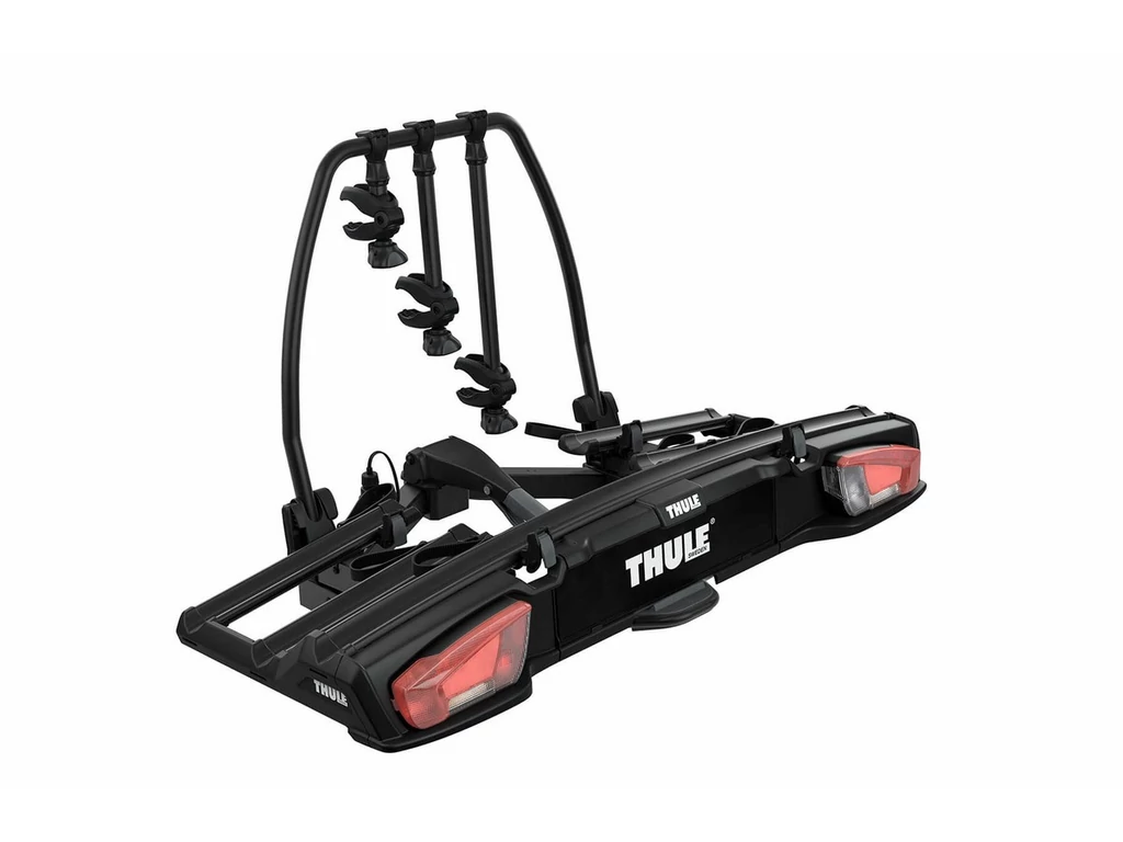 THULE VeloSpace XT 3 939 kerékpárszállító vonóhorogra 3 vagy 4 kerékpárhoz (e-bike/fatbike) / dönthető / fekete