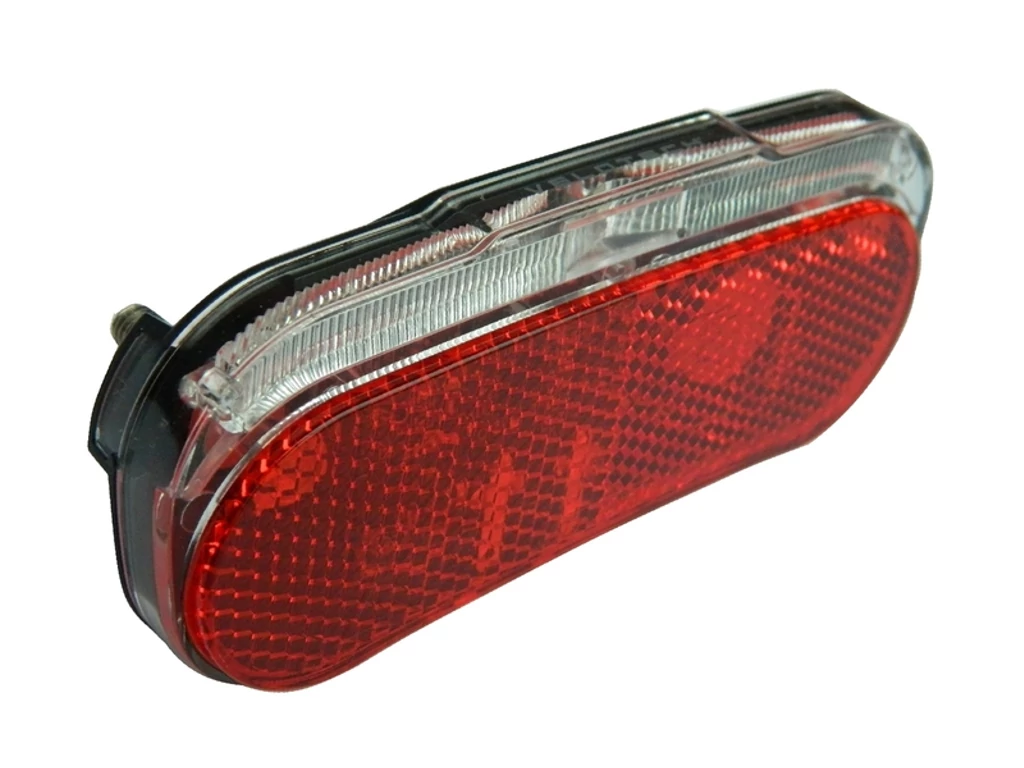 VELOTECH 3LED hátsó lámpa csomagtartóra, agydinamóhoz