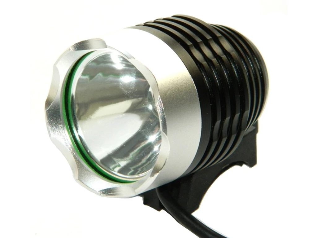 VELOTECH Ultra 1200 első lámpa, külső akkus, 1200 lumen, alu