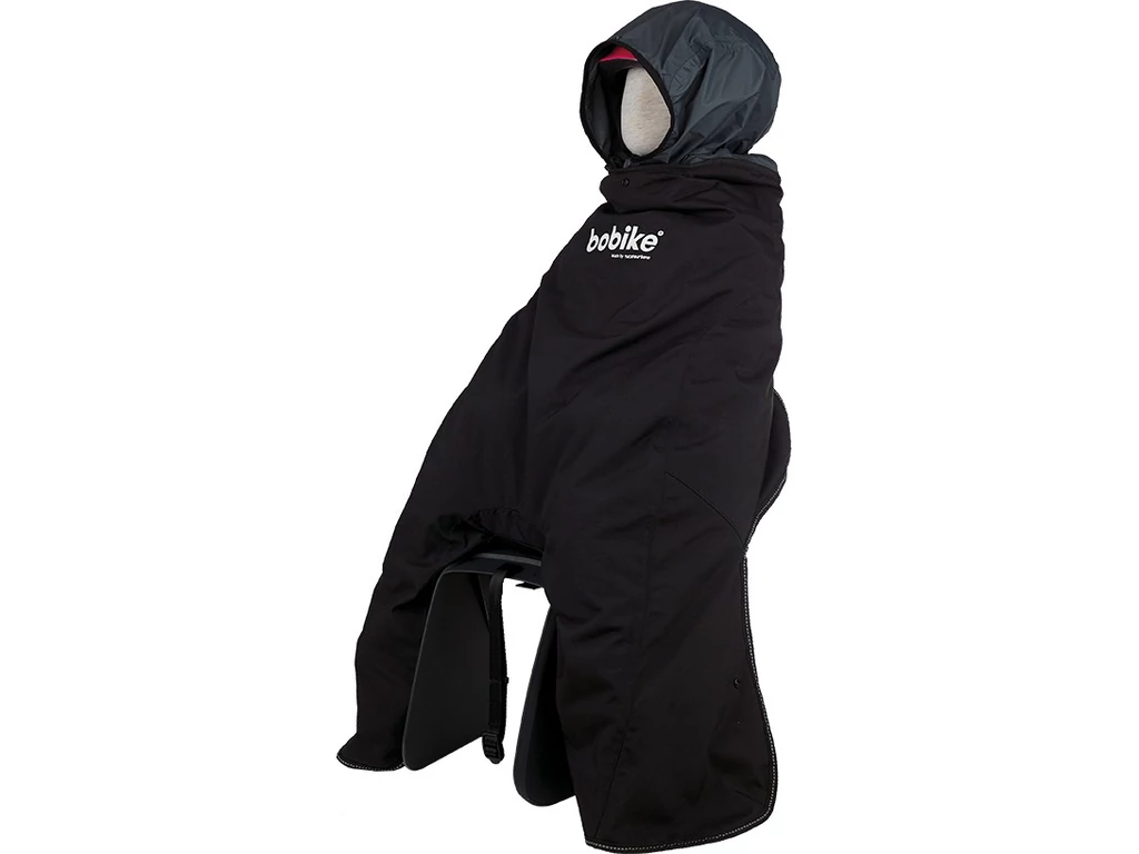 BOBIKE Maxi thermo poncho hátsó gyerekülésekhez - fekete
